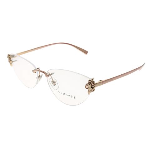 versace rhinestone eyeglasses|versace rimless eyeglasses for women.